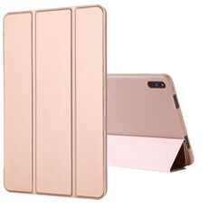 Per Huawei Matepad 10.4 GEBEI custodia in pelle orizzontale antiurto antiurto con supporto a tre pieghevole (oro rosa)