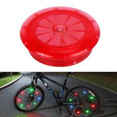 Luci a clip ad emissione luminosa di sicurezza per la guida notturna dell'auto per bambini (rosse)