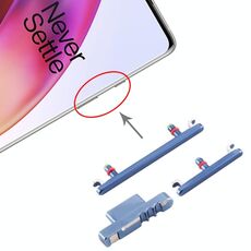 Per OnePlus 8 pulsante di accensione e pulsante di controllo del volume (blu)