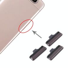 Per Samsung Galaxy A80 Pulsante di accensione e pulsante di controllo del volume (nero)