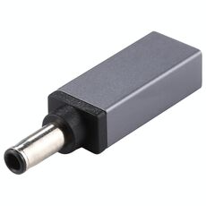 Connettore adattatore maschio PD 18,5 V-20 V 5,5 x 1,0 mm (grigio argento)