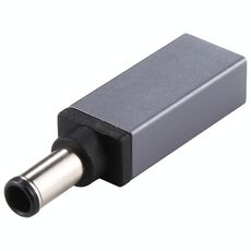 Connettore adattatore maschio PD 19,5 V 6,5 x 3,0 mm (grigio argento)
