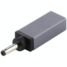 Connettore adattatore maschio PD 18,5 V-20 V 3,5x1,35 mm (grigio argento)