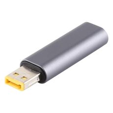 Connettore adattatore maschio PD 12V quadrato piccolo (seconda generazione) per Lenovo (grigio argento)