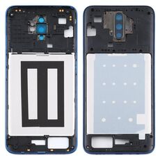 Per OPPO A11X / A9 (2020) Piastra con cornice centrale (blu)