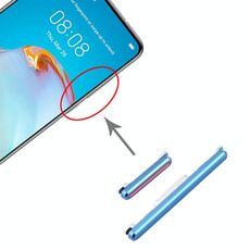 Pulsante di accensione e pulsante di controllo del volume per Huawei P40 (blu)