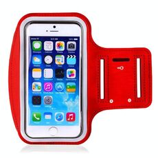 10 PCS Sports Outdoor Arm Bag Fitness con borsa da braccio per telefono cellulare touch screen, dimensioni: grande (rosso)