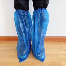 Copriscarpe monouso da 50 paia Copriscarpe antipolvere protettivo per tubo lungo, specifica: Spessore 55 cm x 35 cm