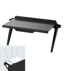 Supporto per monitor per computer creativo multifunzionale per rack di archiviazione, dimensioni: L (nero)