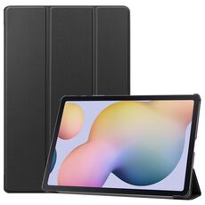 Per Samsung Galaxy Tab S8 + / TAB S8 PLUS / TAB S7 FE / TAB S7 + Custer Texture Smart PU Custodia in pelle PU con funzione Sleep / Wake-up e supporto a 3 volte (nero)