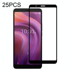 Per Alcatel 3v (2019) 25 PCS Pellicola integrale in vetro a schermo intero