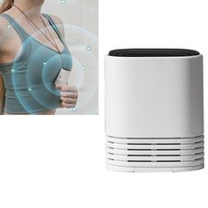 Purificatore d'aria a ioni negativi con collo sospeso HE-K001 Purificatore portatile per la rimozione di formaldeide domestica portatile (bianco)