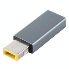 Connettore adattatore maschio quadrato grande PD 20V per Lenovo (grigio argento)