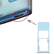 Vassoio per scheda SIM per Samsung Galaxy A71 / A715 + vassoio per scheda Micro SD (verde)
