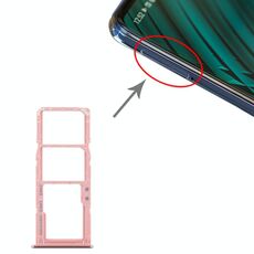 Per Samsung Galaxy A51 / A515 Vassoio scheda SIM + Vassoio scheda SIM + Vassoio scheda micro SD (Rosa)
