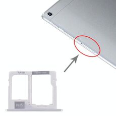 Per Samsung Galaxy Tab A 10.1 (2019) / SM-T515 Vassoio scheda SIM + Vassoio scheda Micro SD (Argento)