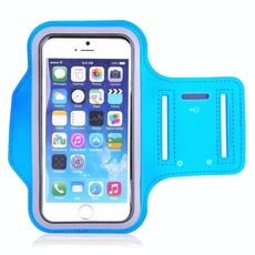 10 PCS Sports Outdoor Arm Bag Fitness con touch screen Borsa da braccio per cellulare, dimensioni: Large (Sky Blue)