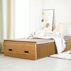 Letto singolo pieghevole creativo, dimensioni: larghezza: 200x90 cm (grigio)