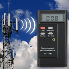 DT-1180 Elettromagnetico Rilevatore di radiazione del rilevatore di misurazione 50-1999 v / m Rilevatore di protezione dalle radiazioni dell'onda elettromagnetica