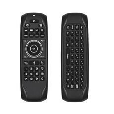 G7V Pro 2.4GHz Fly Air Mouse Retroilluminazione a LED Tastiera wireless Telecomando con giroscopio per Android TV Box / PC, supporto voce intelligente