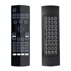 MX3 2.4GHz Fly Air Mouse Retroilluminazione a LED Tastiera wireless Telecomando con giroscopio per Android TV Box / PC