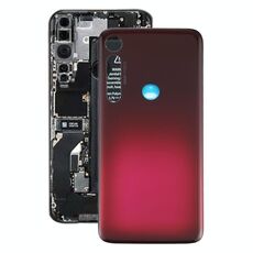 Coperchio posteriore della batteria per Motorola Moto G8 Plus (rosso)