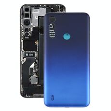 Coperchio posteriore della batteria per Motorola Moto G8 Power Lite (blu scuro)