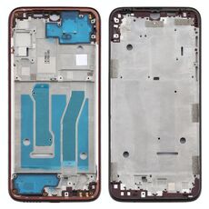 Piastra cornice cornice LCD alloggiamento anteriore per Motorola Moto G8 Plus (rosso)