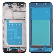 Piastra cornice cornice LCD alloggiamento anteriore per Motorola Moto E6 Play (nero)