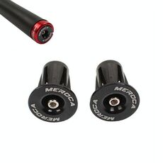 8 pz Meroca Mountain Mountain Bike Blocco Blocco Bar Plug Bike Bike Bicycle Bar Plug End Cover, Colore: nero