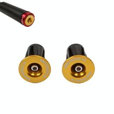 8 pz Meroca Mountain Bike Bike Blocco Blocco Bar Plug Bici Bike Bicycle Bar Plug End Cover, Colore: oro