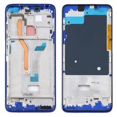 Piastra cornice cornice LCD alloggiamento anteriore per Xiaomi Redmi K30, versione 4G (blu)