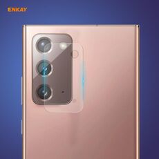 Per obiettivo della fotocamera Samsung Galaxy Note20 Cappello-Prince Enkay 0,2 millimetri 9H 2.15D rotonda bordo posteriore di vetro temperata della pellicola protettiva