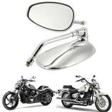 1 Paia Accessori per auto elettriche per moto Specchietto retrovisore per placcatura in ferro