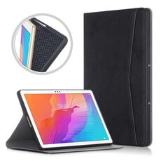 Per Huawei Enjoy Tablet 2 10.1 pollici / Honor Pad 6 10.1 pollici Custodia in pelle orizzontale con struttura in tessuto di marmo con supporto (nero)