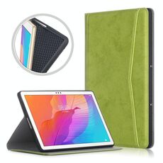 Per Huawei Enjoy Tablet 2 10.1 pollici / Honor Pad 6 10.1 pollici Custodia in pelle orizzontale con struttura in tessuto di marmo con supporto (verde)