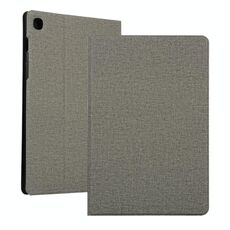 Per Huawei Enjoy Tablet 2 Custodia in pelle con vibrazione orizzontale in TPU con struttura in tessuto da 10.1 pollici con supporto (grigio)