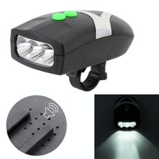 Corno per faro per mountain bike LED Torcia elettrica per bicicletta, con luce