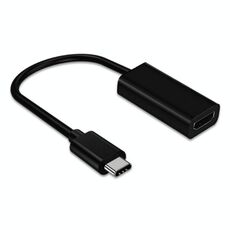 DNX-1 Mini Portable USB 3.1 Cavo di conversione da USB-C / Type-C a HDMI HD 4K (nero)