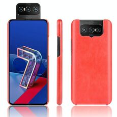 Per Asus Zenfone 7 ZS670KS / 7 Pro ZS671KS Custodia antiurto Litchi Texture PC + PU (rosso)