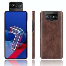 Per Asus Zenfone 7 ZS670KS / 7 Pro ZS671KS Custodia antiurto Litchi Texture PC + PU (marrone)