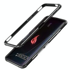 Per ASUS ROG Phone 3 ZS661KS Telaio paraurti protettivo antiurto in lega di alluminio (nero argento)