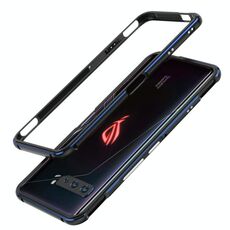 Per ASUS ROG Phone 3 ZS661KS Telaio paraurti protettivo antiurto in lega di alluminio (nero blu)