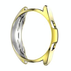 Per Samsung Galaxy Watch 3 41mm Electroplating Hollow Half-Pack Case protettiva TPU (Golden)
