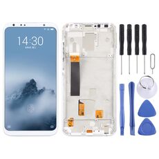 Schermo LCD TFT per Meizu 16 Plus Digitizer Assemblaggio completo con cornice, non supporta l'identificazione delle impronte digitali