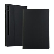 Per Samsung Galaxy Tab S8 + / Tab S8 Plus / TAB S7 FE / TAB S7 + / T970 Elasticità orizzontale Elasticità PU + TPU Custodia in pelle con supporto (nero)