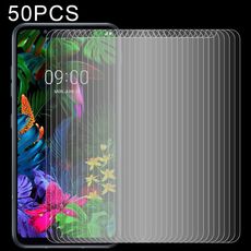 Per LG G8s ThinQ 50 PCS 0.26mm 9H 2.5D Pellicola in vetro temperato