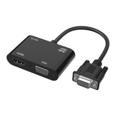 5138HV 1080P Adattatore da VGA a HDMI + VGA con audio