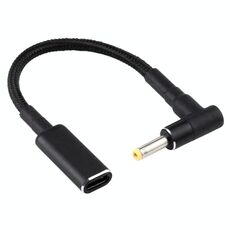 Cavo a treccia in nylon adattatore da gomito da 4,0 x 1,7 mm a USB-C / Type-C