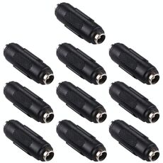 Connettore adattatore da femmina a femmina da 10 pezzi 5,5x2,1 mm